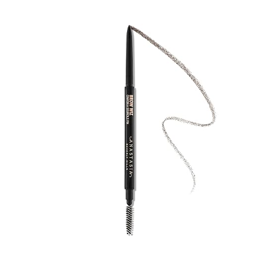 Anastasia Beverly Hills Brow Wiz – Ultra-Slim Retractable Eyebrow Pencil for Hair-Like Strokes, Natural Precision Definition, Longwear Waterproof Smudge-Proof for Filling & Shaping Brows