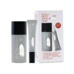 Freck Beauty RICH Babe Duo Protect + Prime Serum and Lip Balm Set | Hydrating Face Primer Glow Barrier Makeup Base Plumping Lip Treatment Smooth Nourished Lips