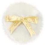 Shelley Kyle Classic Powder Puff, Handmade, Lambs Wool Dusting Powder Puff 7x7 Inches, 1 Count