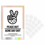 PEACE OUT Acne Day Dot Sheer Hydrocolloid Pimple Patches, Invisible Acne Spot Patches with Encapsulated Salicylic Acid, Retinol, and Aloe Vera (40 count)