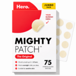 Mighty Patch Original Patch from Hero Cosmetics - Best Selling Hydrocolloid Acne Pimple Patches for Face, Shrinking Zits & Whiteheads in 1 Use, Nighttime Spot Pimple Stickers for Face, 75 Count
